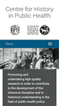 Mobile Screenshot of history.lshtm.ac.uk