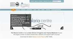 Desktop Screenshot of malaria.lshtm.ac.uk